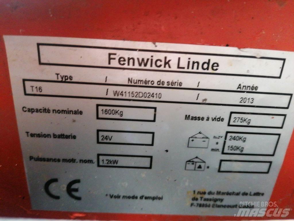 Linde T16 Nisko podizni električni viljuškar