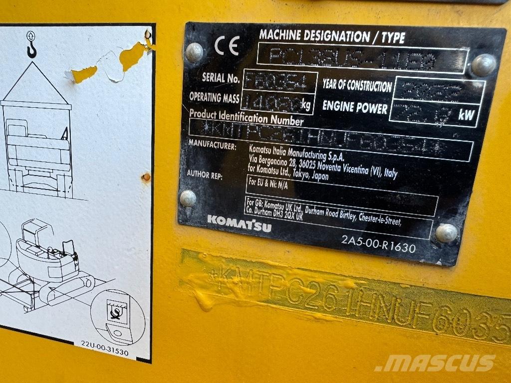 Komatsu PC 138 US-11 Bageri guseničari