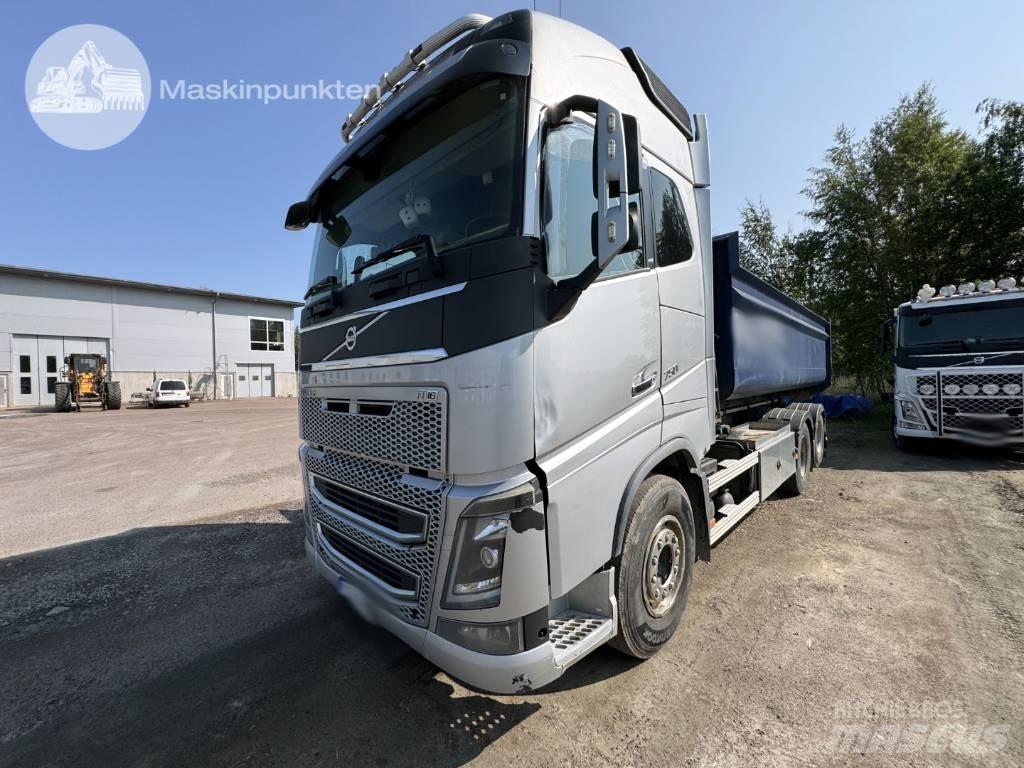 Volvo FH 16 750 Rol kiper kamioni sa kukom za podizanje tereta
