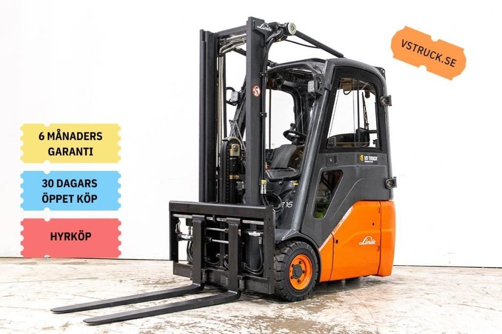 Linde E 16 Električni viljuškari