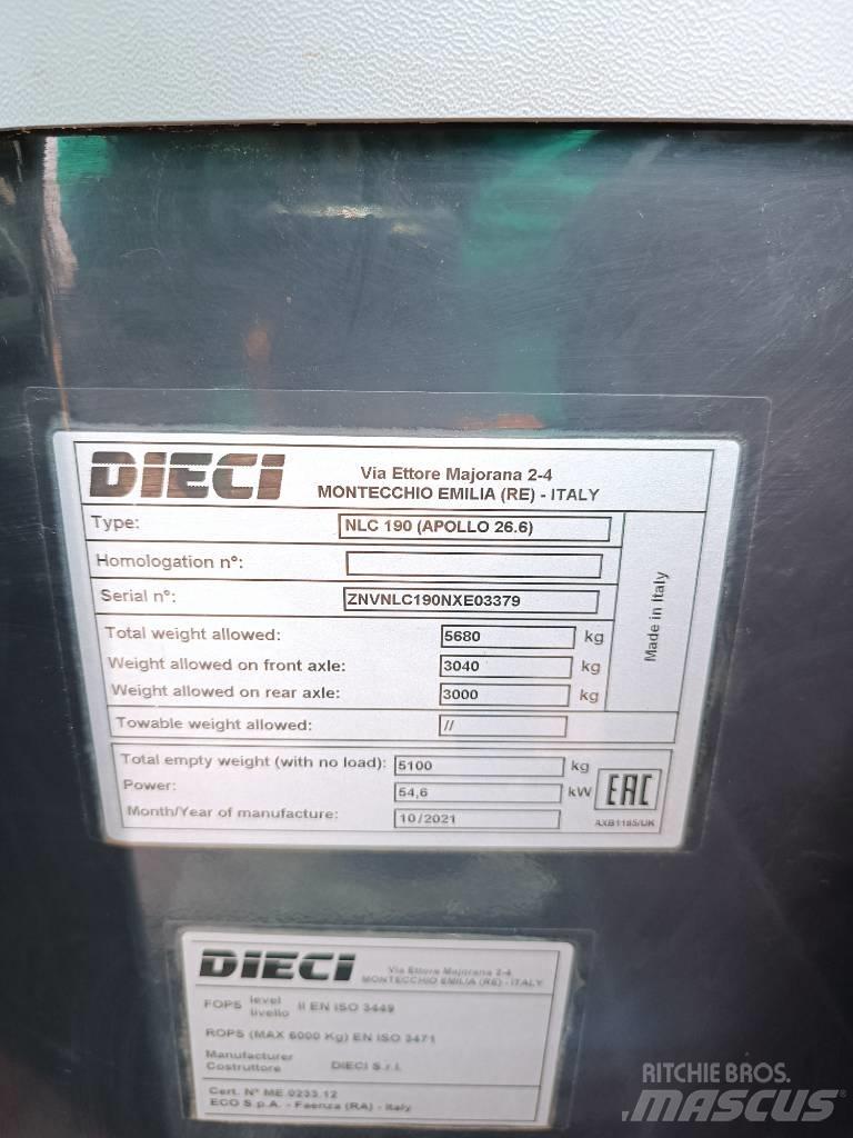 Dieci Apollo 26.6 Teleskopski viljuškari