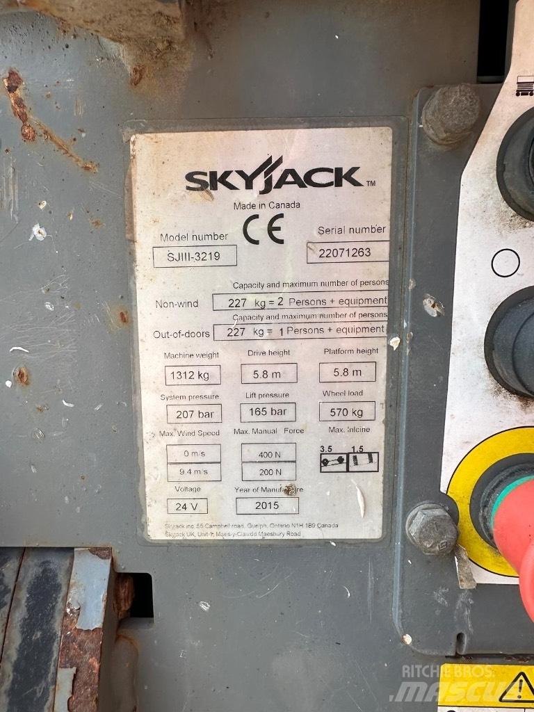 SkyJack SJ 3219 Makazaste platforme