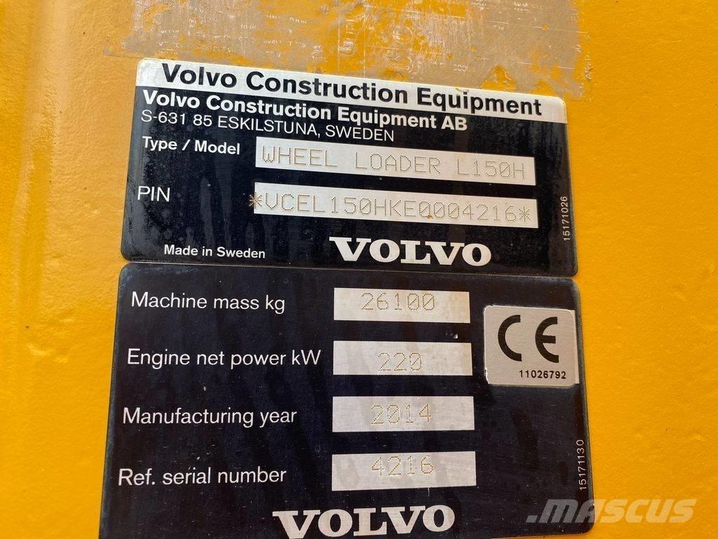 Volvo L 150 H Utovarivači na točkove