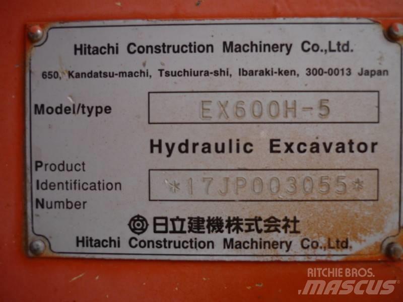 Hitachi EX 600 H-5 Bageri guseničari