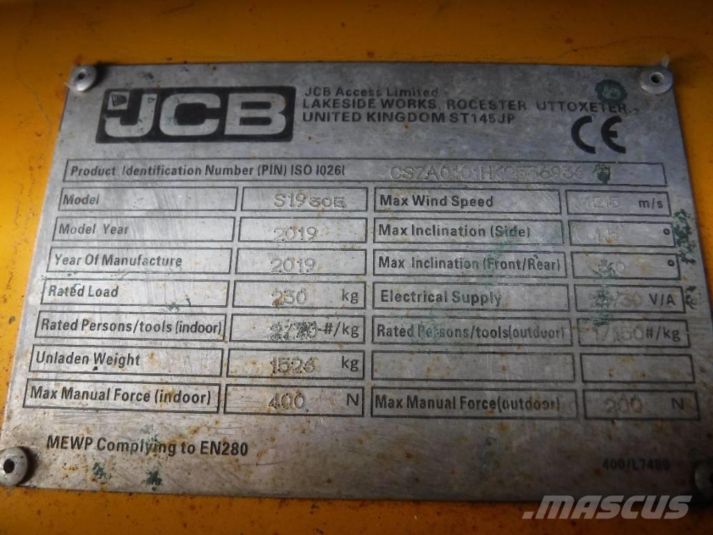 JCB S 1930 E Makazaste platforme