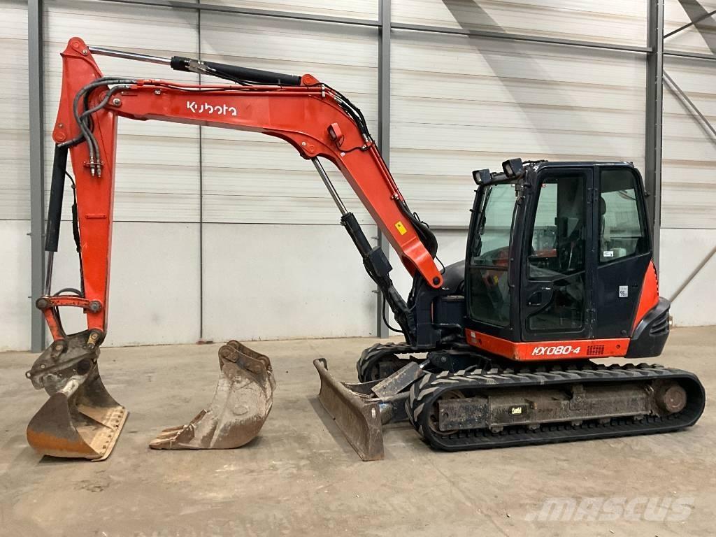 Kubota KX 080-4 Midi bageri 7t – 12t