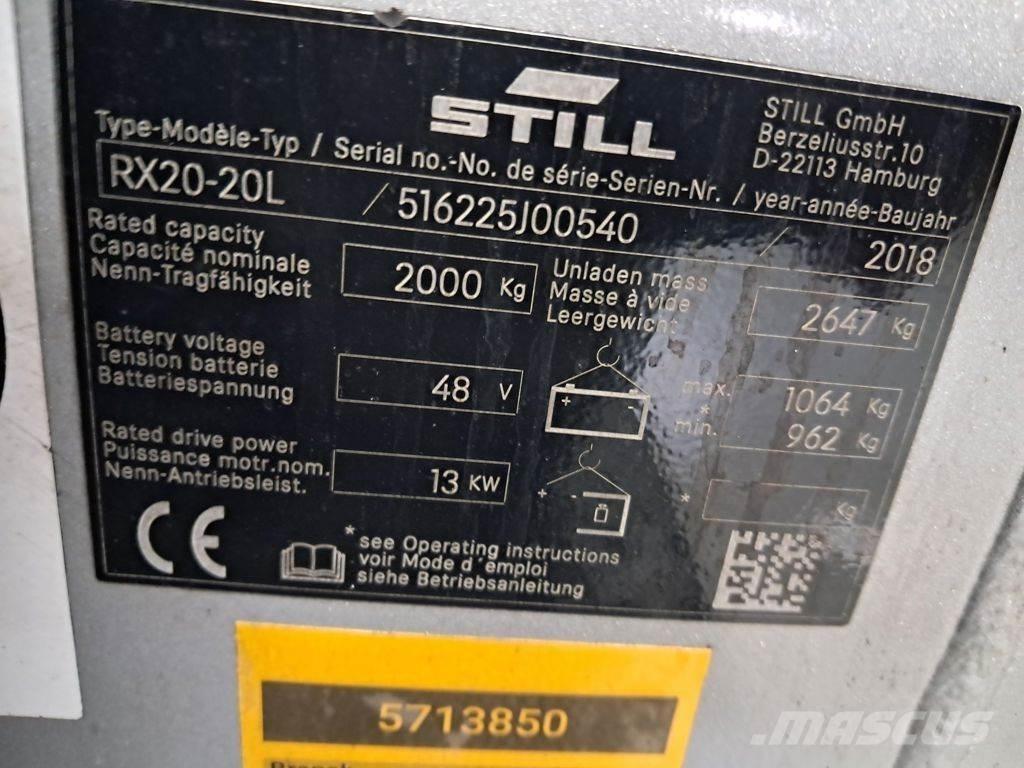 Still RX20-20L Električni viljuškari