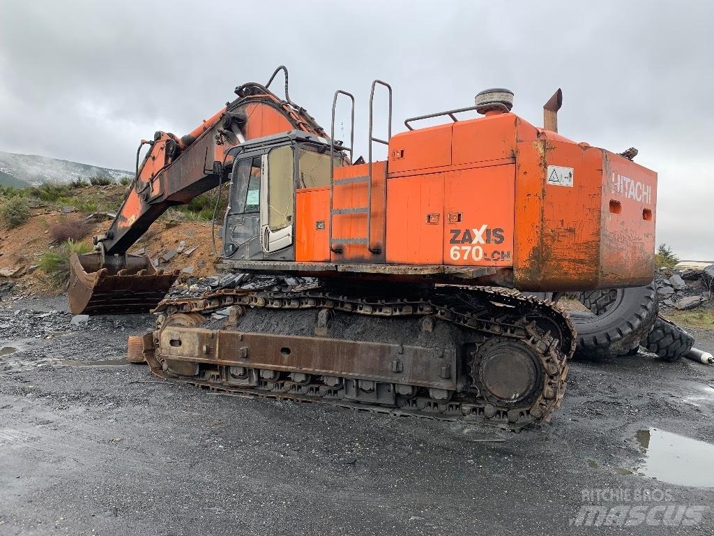 Hitachi 670 LCH-3 Bageri guseničari