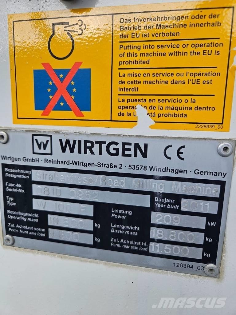 Wirtgen W 100 F Freze za asfalt