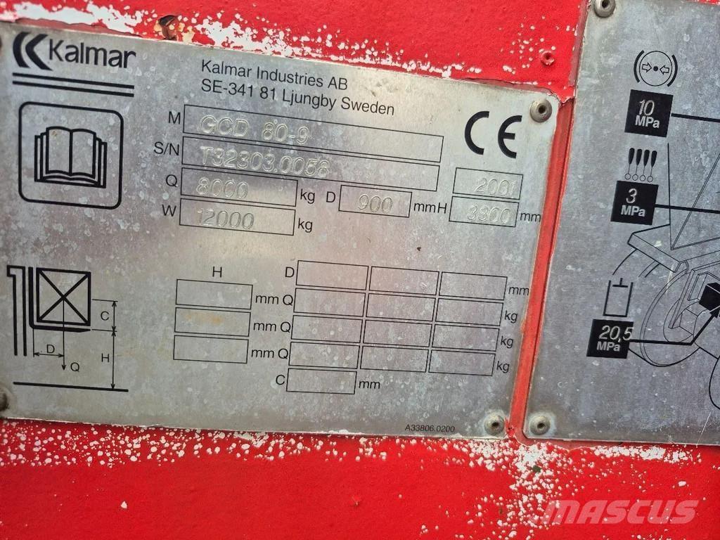 Kalmar Gcd 80-9 Plinski viljuškari