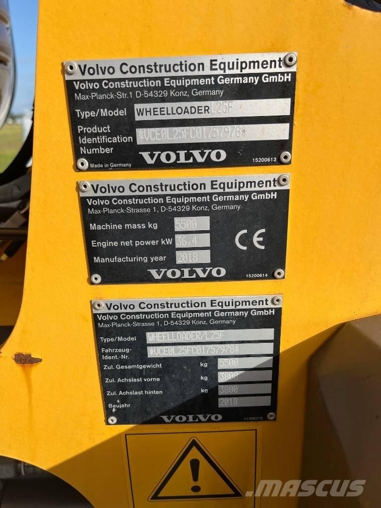 Volvo L 25 F Utovarivači na točkove