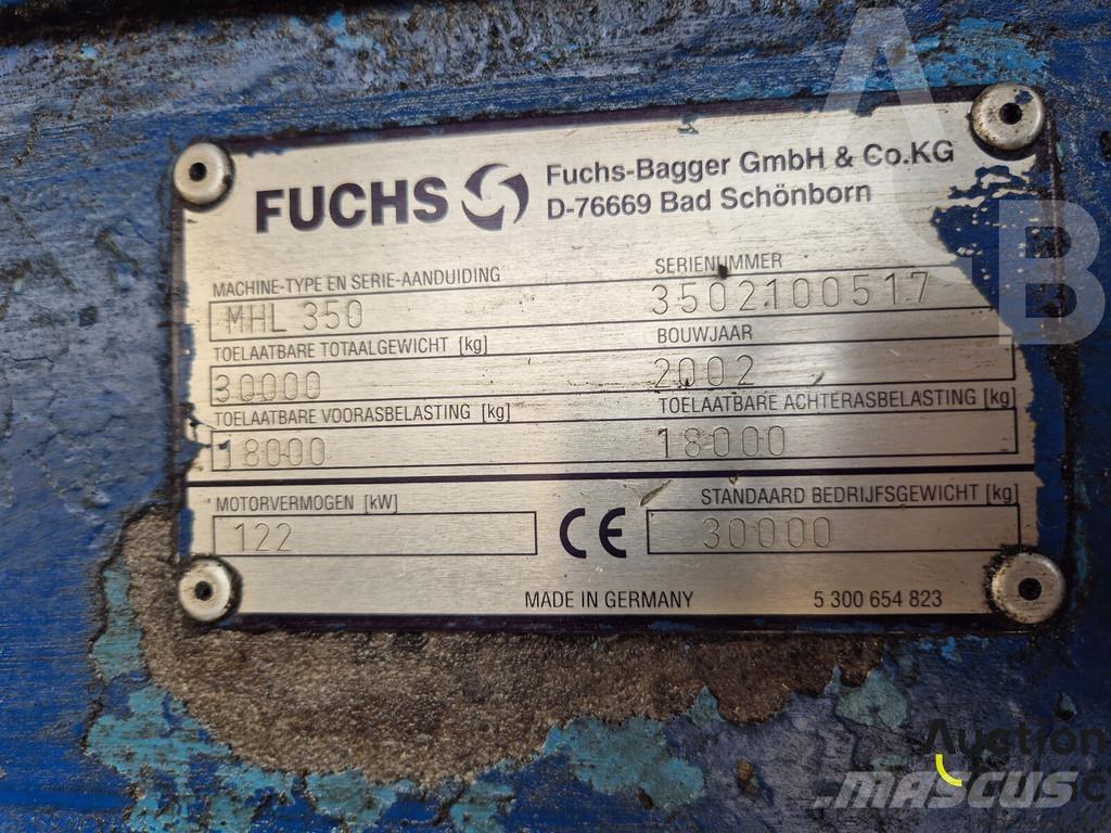 Fuchs MHL 350 Bageri točkaši