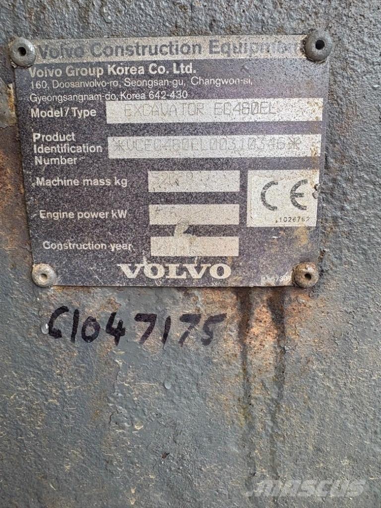 Volvo EC 480 E L Bageri guseničari