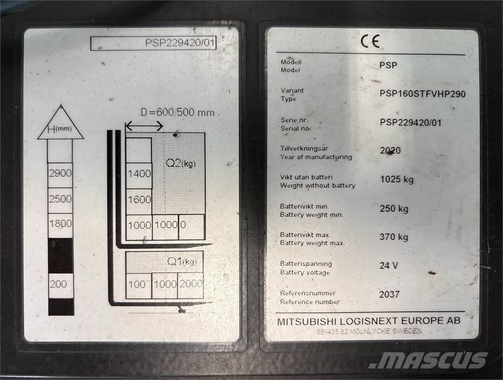 Atlet PSP160 Samopogonski ručni viljuškari