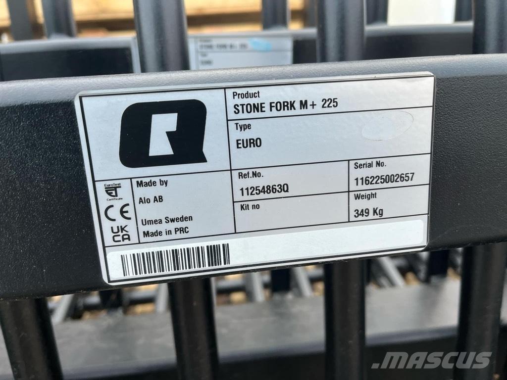 Ålö Stengreb Teleskopski viljuškari