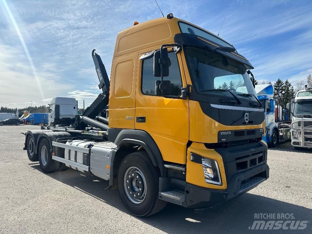 Volvo FMX 510 Rol kiper kamioni sa kukom za podizanje tereta