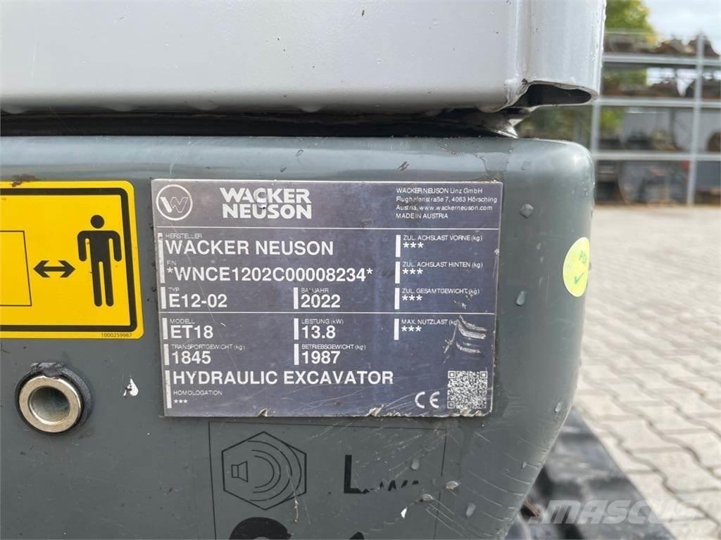 Wacker Neuson ET18 Bageri guseničari