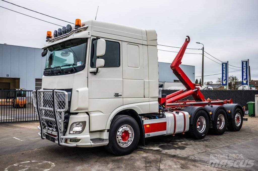 DAF XF 510 - AJK Rol kiper kamioni sa kukom za podizanje tereta