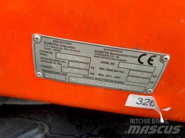Kubota KX 080-4 Midi bageri 7t – 12t