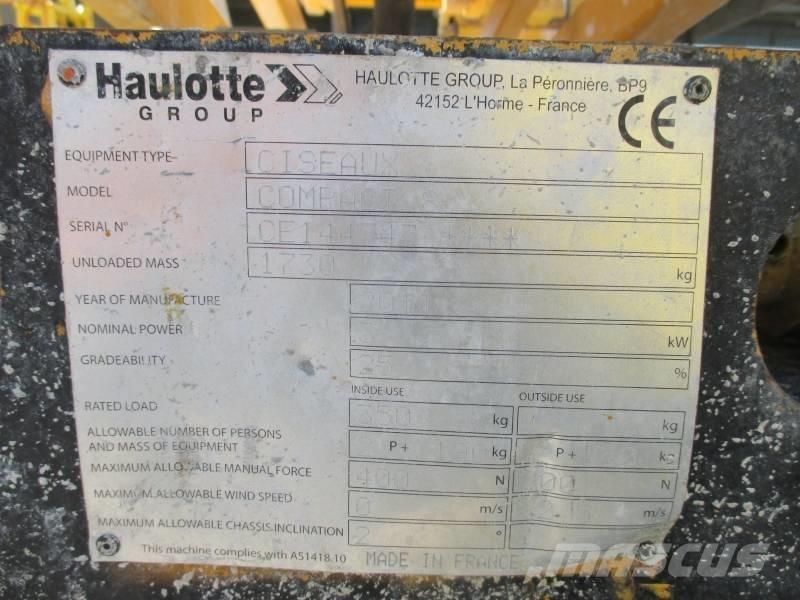 Haulotte Compact 8 Makazaste platforme
