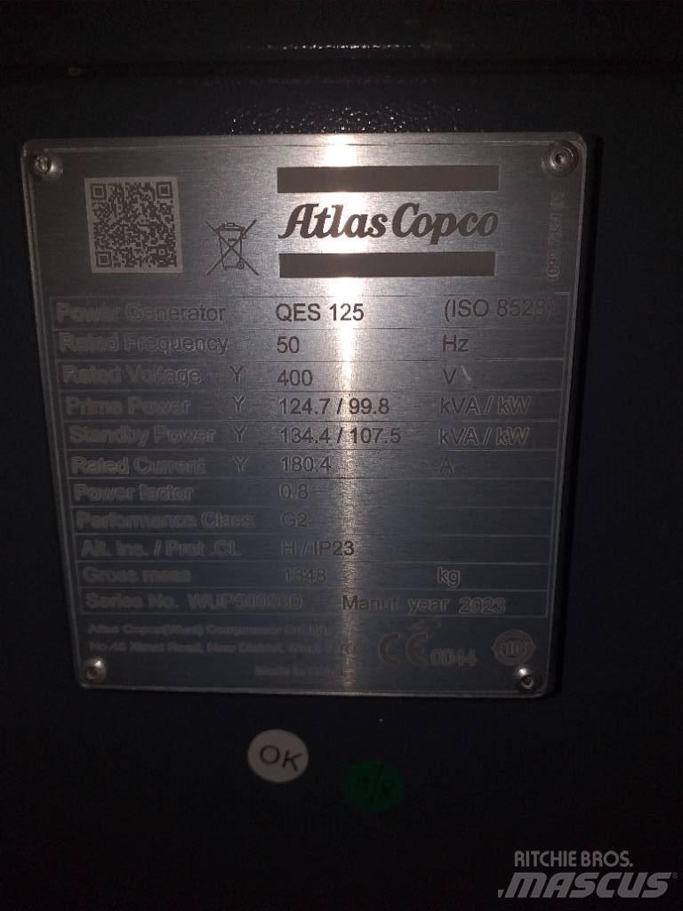 Atlas Copco QES125 Dizel generatori