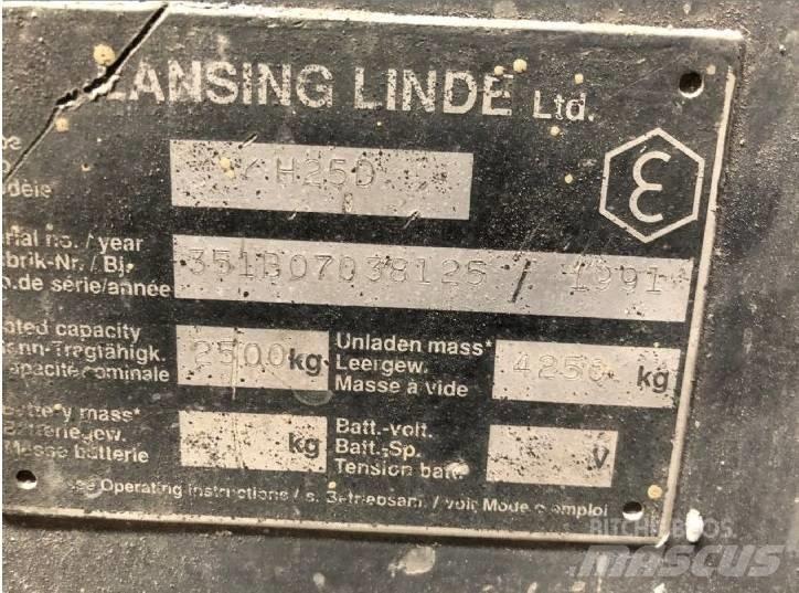 Linde H25D Dizelski viljuškari