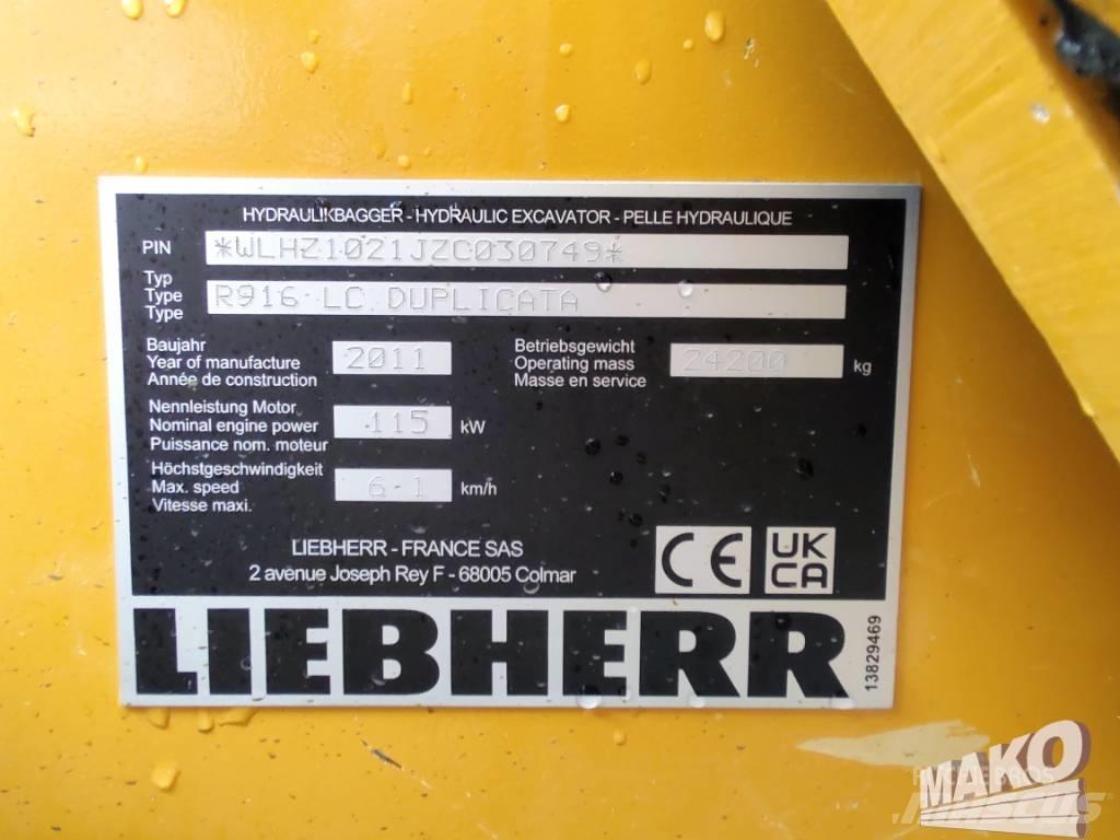 Liebherr R 916 Bageri guseničari