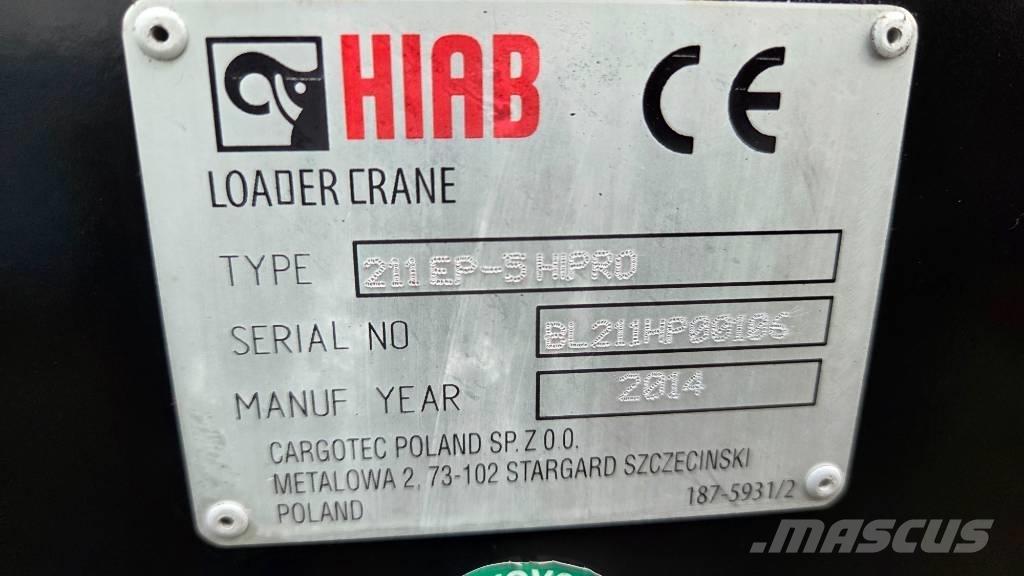 Hiab 211 EP-5 Hipro Kranovi za utovar