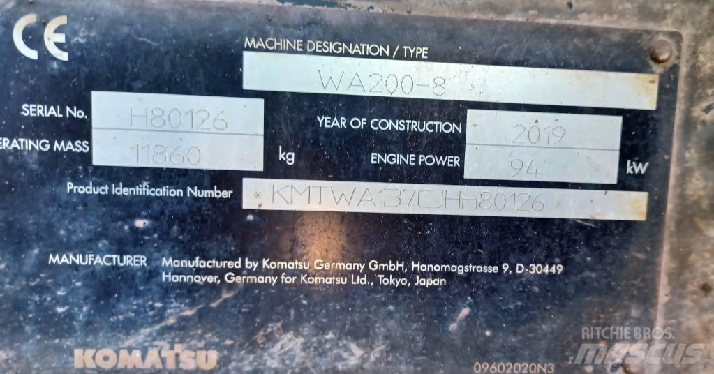 Komatsu WA 200-8 Utovarivači na točkove