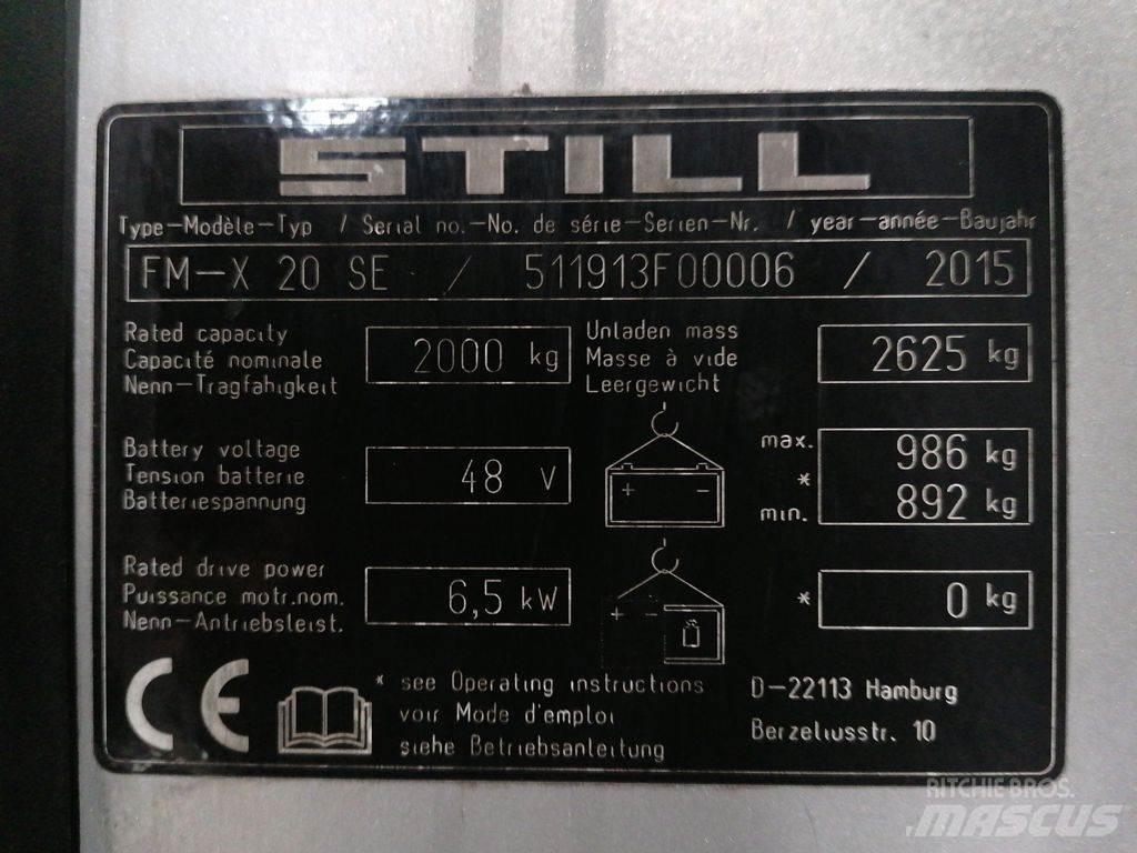 Still FM-X 20 SE Viljuškari sa pomičnim stupom