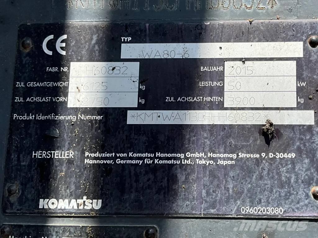 Komatsu WA 80-6 Utovarivači na točkove
