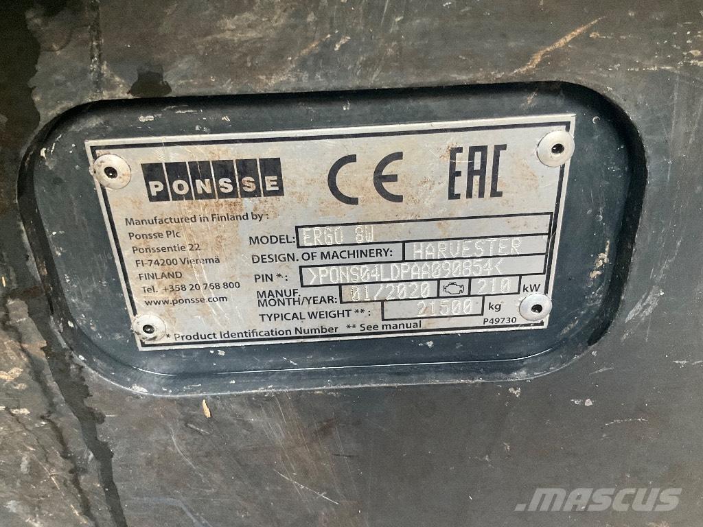 Ponsse ERGO 8W Harversteri
