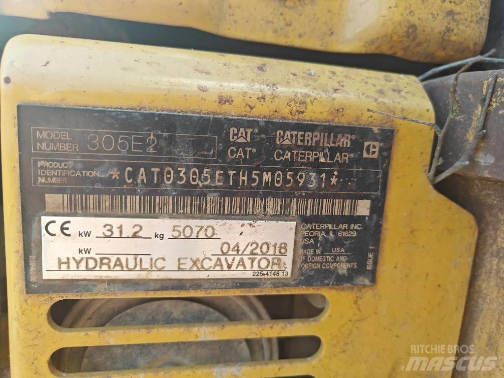 CAT 305E2 Mini bageri < 7t