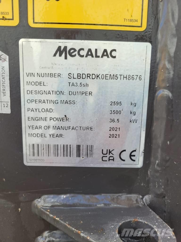 Mecalac TA 3.5 Damperi za gradilište