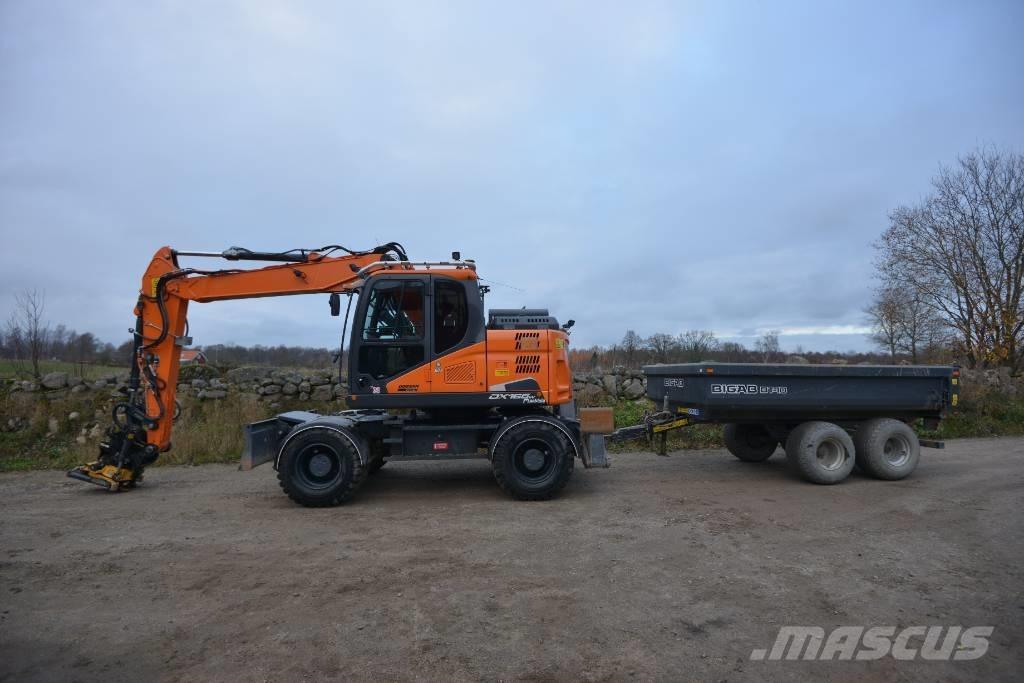 Doosan DX 165 W-5 Bageri točkaši