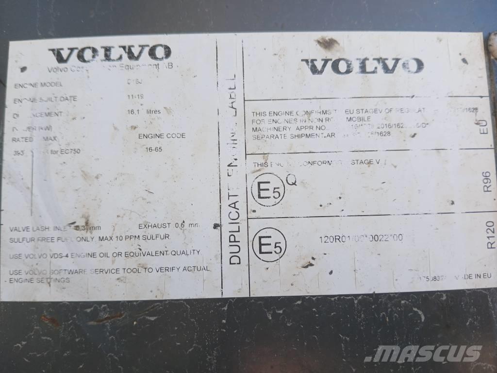 Volvo EC 750 E Bageri guseničari