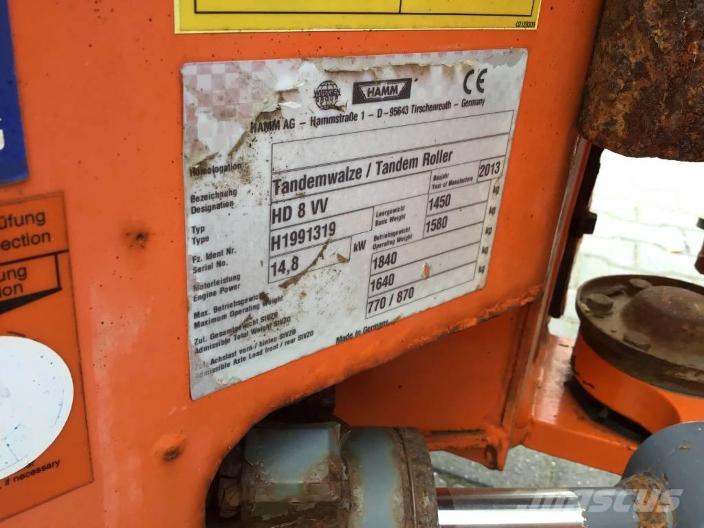 Hamm HD 8 VV Valjci sa duplim bubnjem