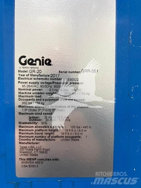 Genie GR20 Jarbolne penjajuće platforme