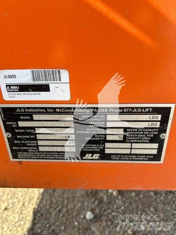 JLG 600AJ Zglobne podizne platforme