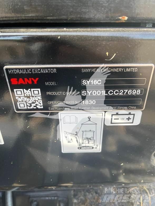 Sany SY16C Mini bageri < 7t