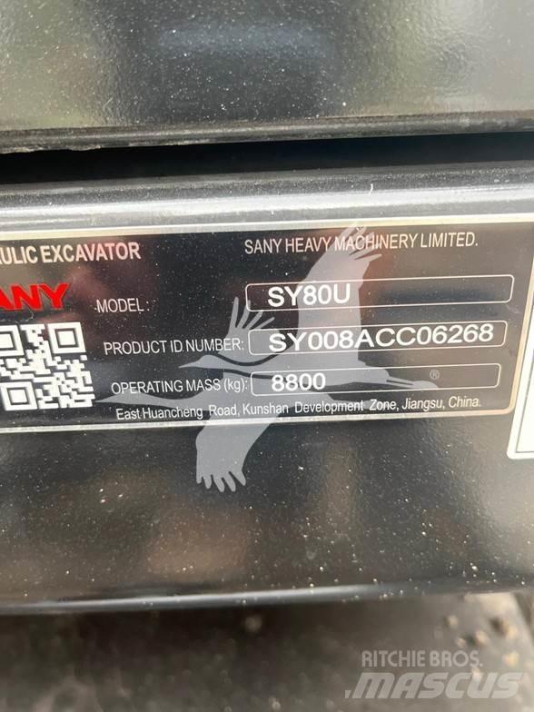 Sany SY80U Bageri guseničari