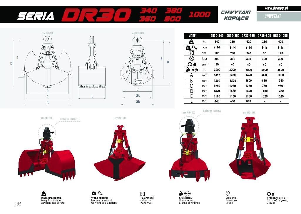  DEMOQ DR30 Grabulje