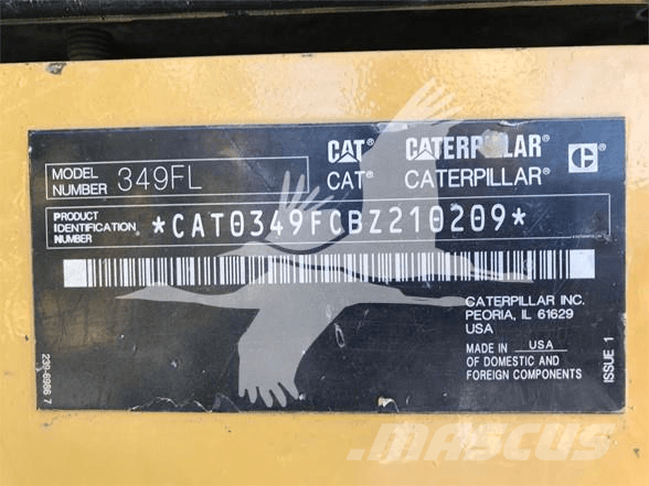 CAT 349FL Bageri guseničari