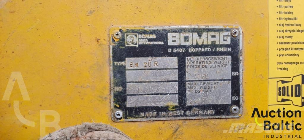 Bomag BW 20 R Gumeni valjci na točkovima