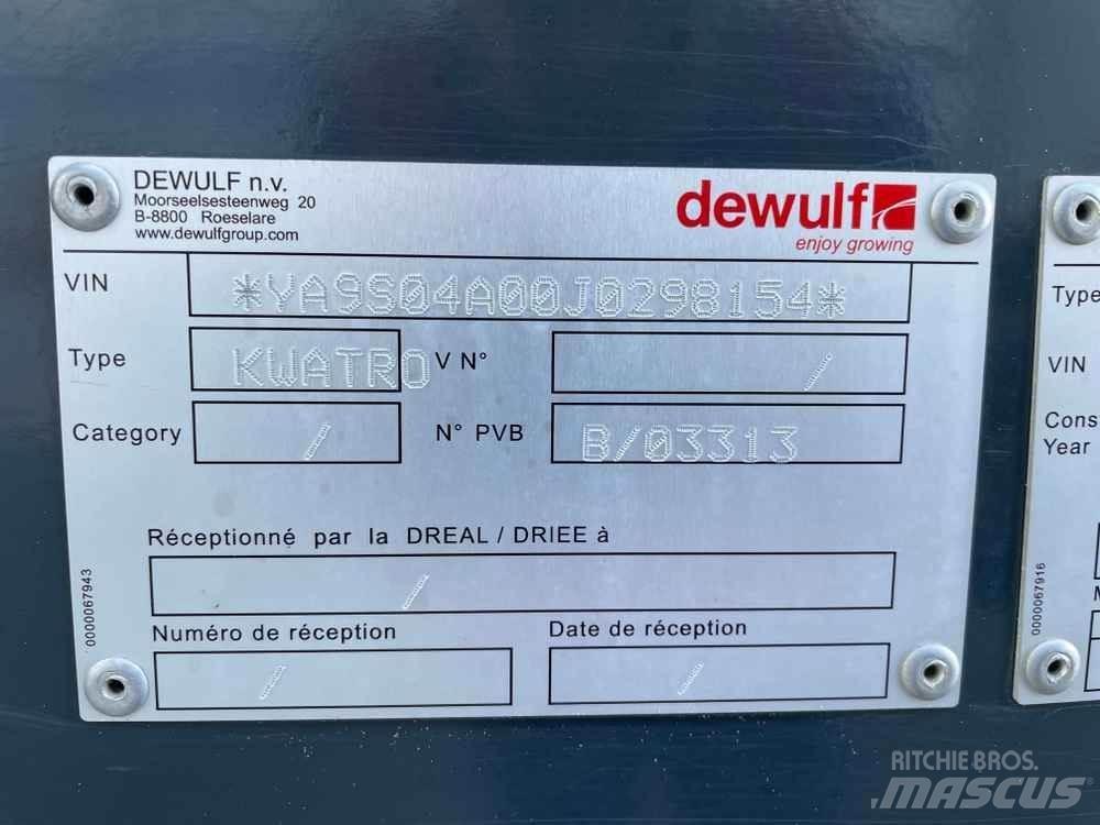 Dewulf KWATRO Ostale poljoprivredne mašine