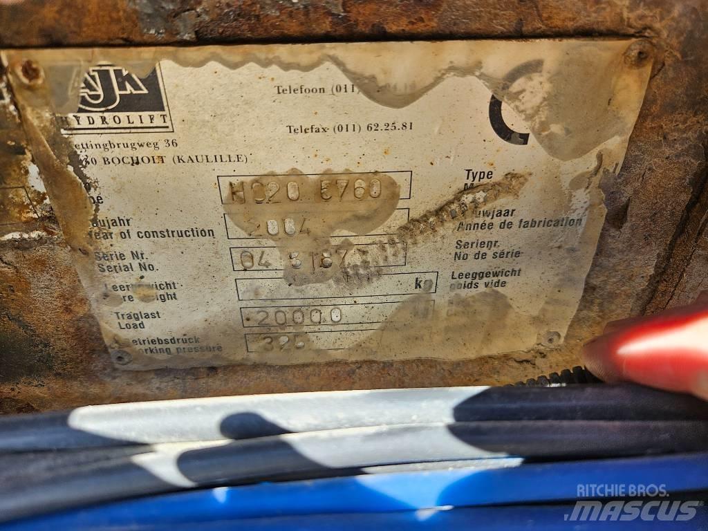 Scania 164 G 480 Rol kiper kamioni sa kukom za podizanje tereta