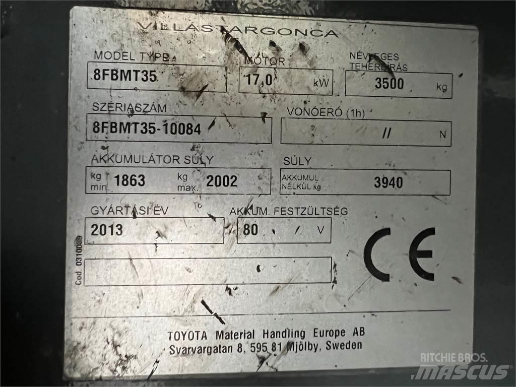 Toyota 8FBMT35 Električni viljuškari