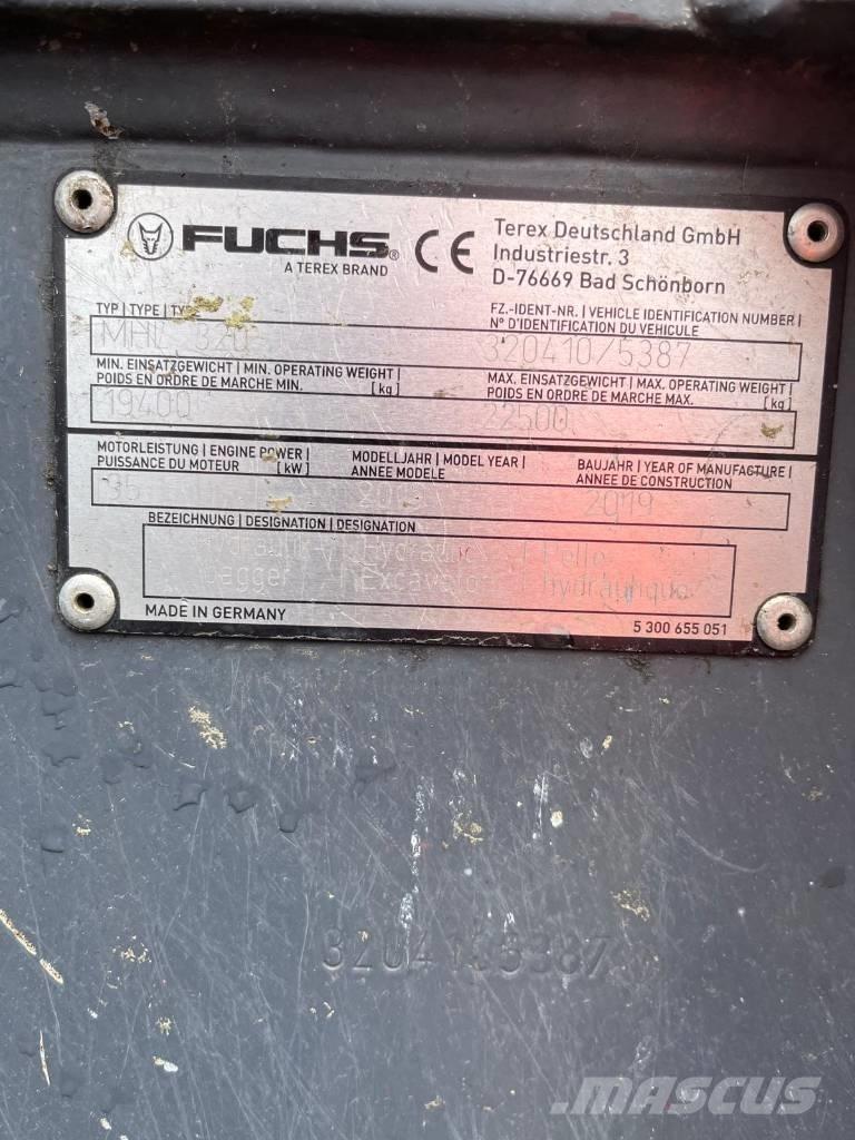 Terex Fuchs MHL320 Ostalo