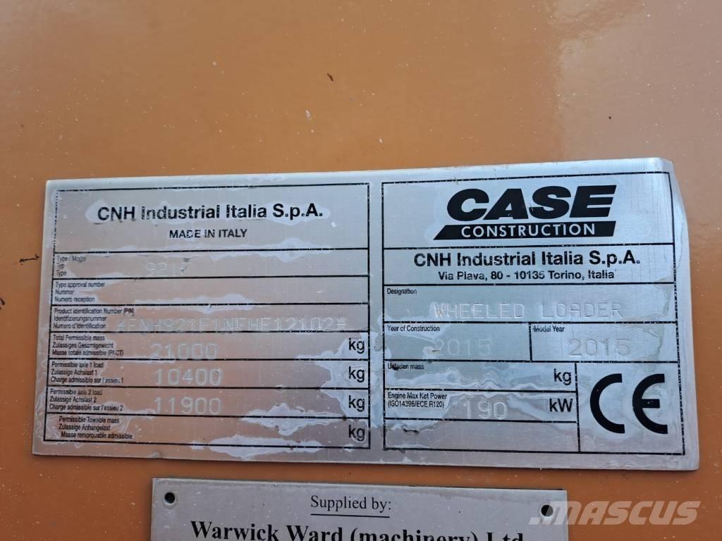 CASE 921FXR Utovarivači na točkove