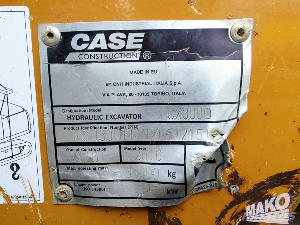CASE CX 300 D Bageri guseničari